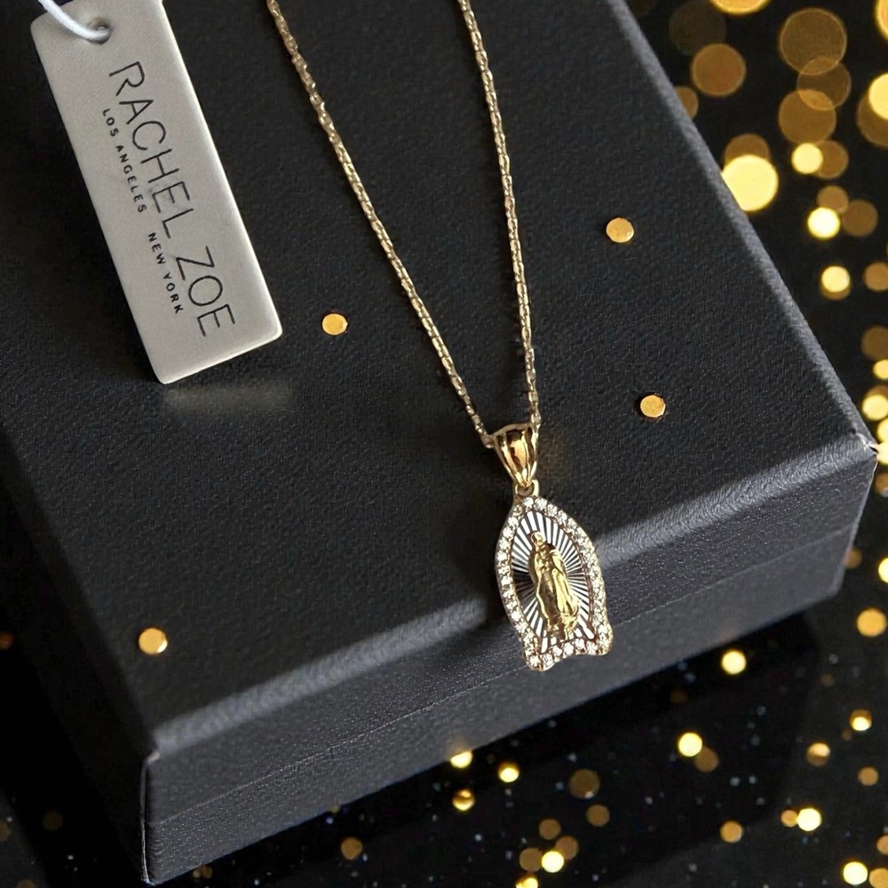 Gold and Silver Pendant Necklace NWOT